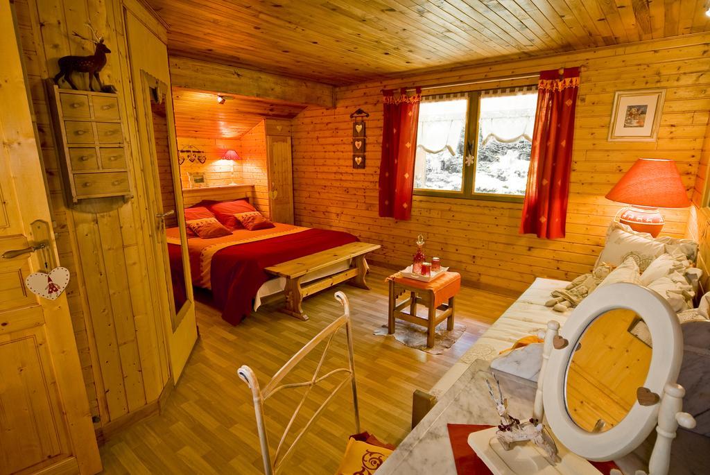 Chalet La Colombiere Sainte-Agnès Kamer foto