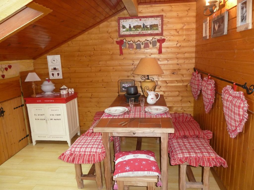 Chalet La Colombiere Sainte-Agnès Kamer foto