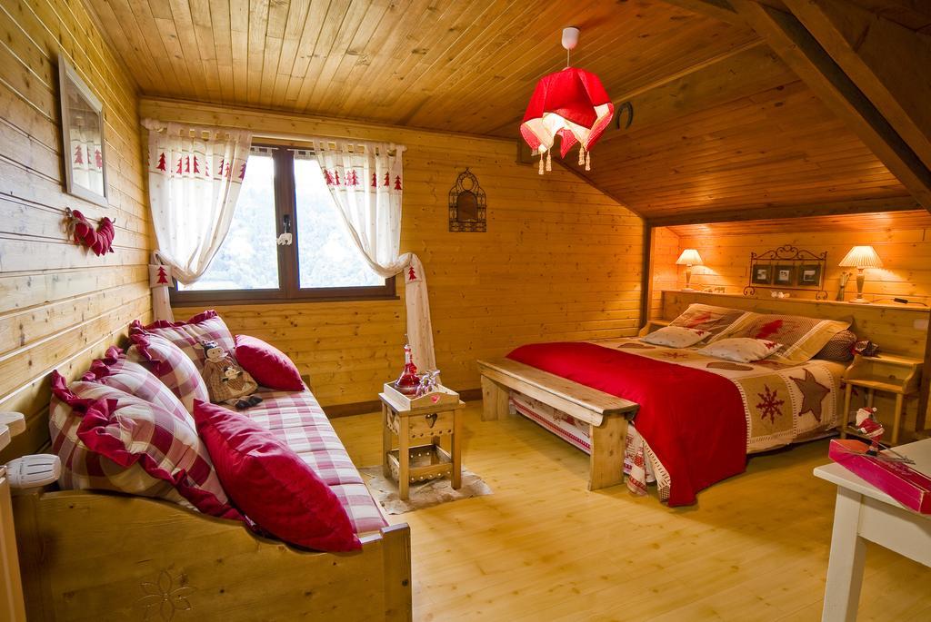 Chalet La Colombiere Sainte-Agnès Kamer foto